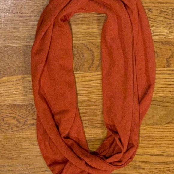 2 Attitudes By Renee Greenstein Women's Robe Cover-up Sz 1X + Scarf Deep Orange - Picture 7 of 12